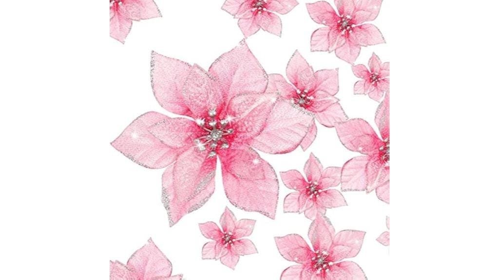 christmas flower decoration set