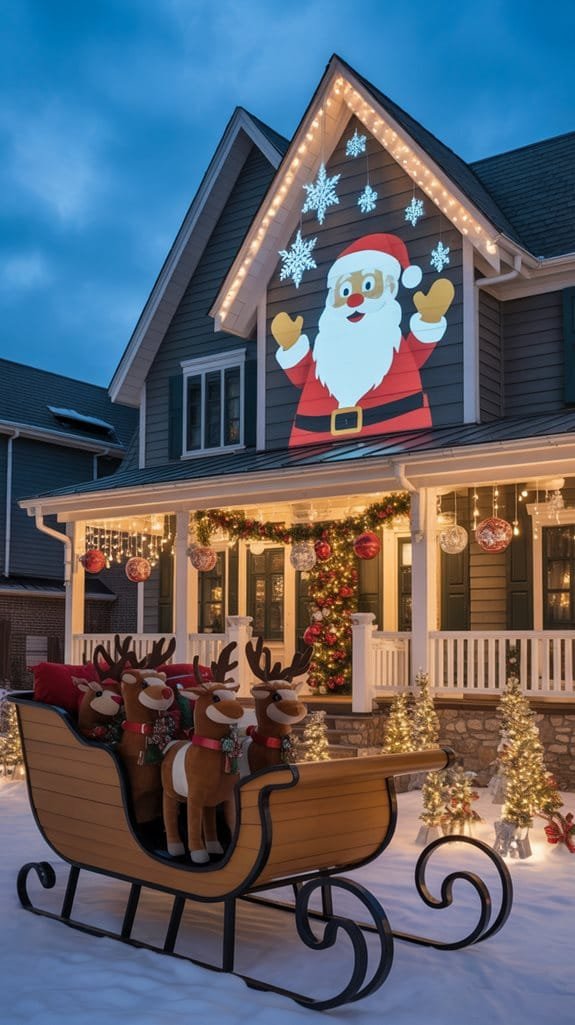 festive interactive holiday displays