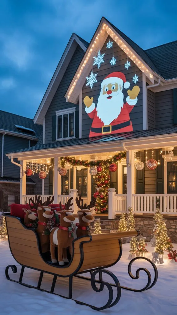 festive interactive holiday displays