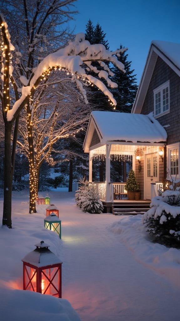 festive outdoor lighting options