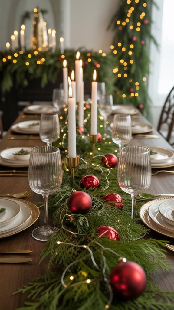 lush greenery holiday decor