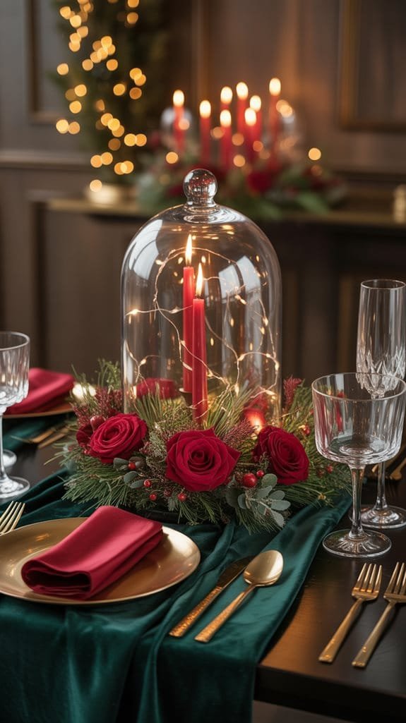 natural elements and candlelight