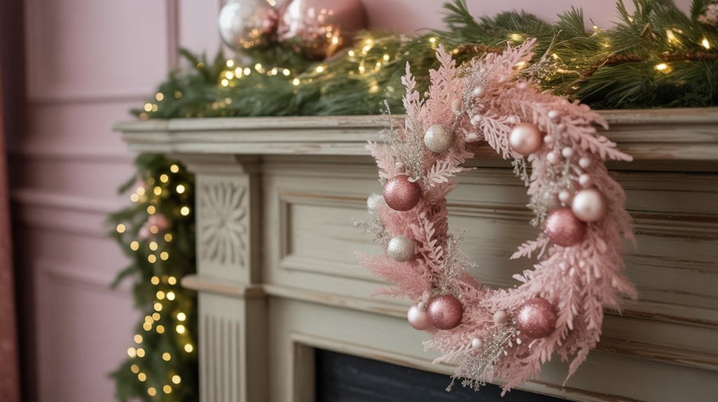 nostalgic pink holiday d cor