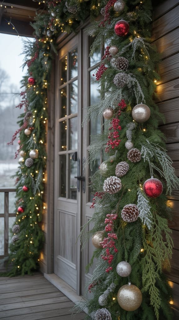 outdoor garlands for festivities