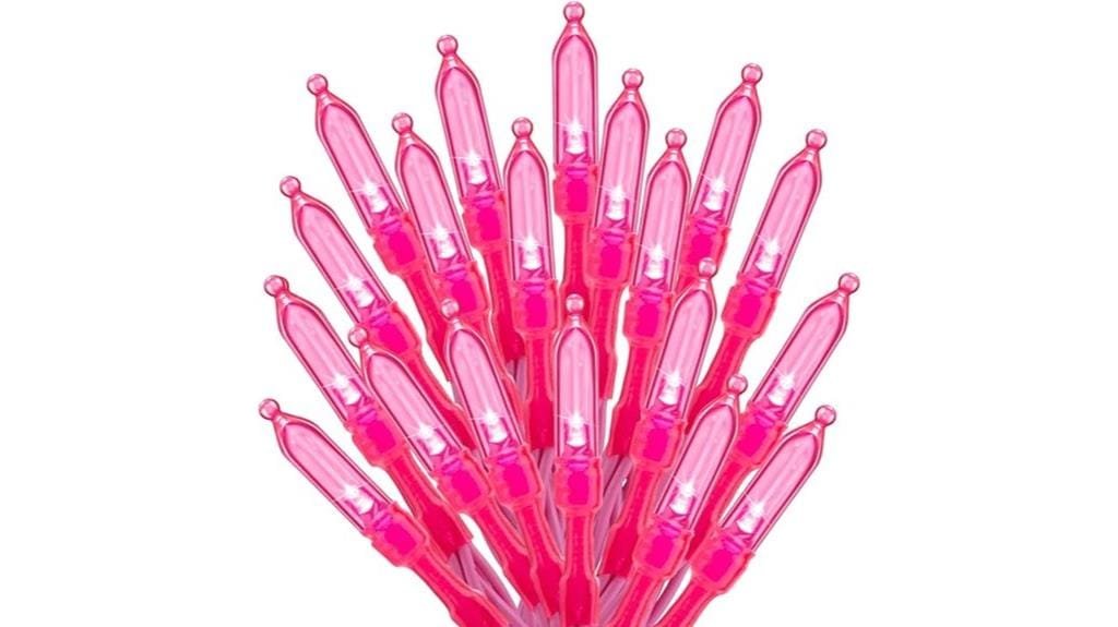 pink led fairy lights