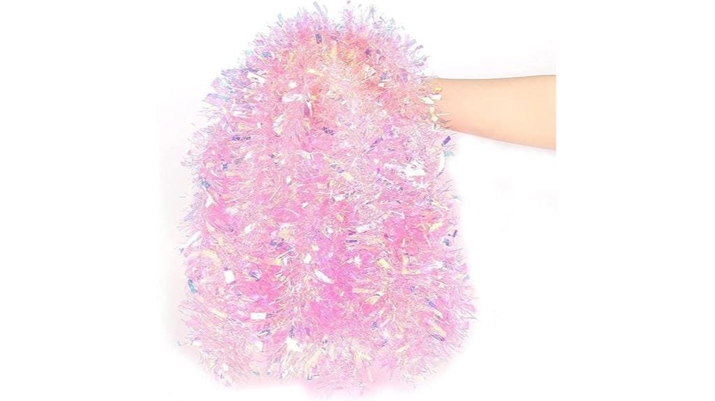 tinsel garland for celebrations