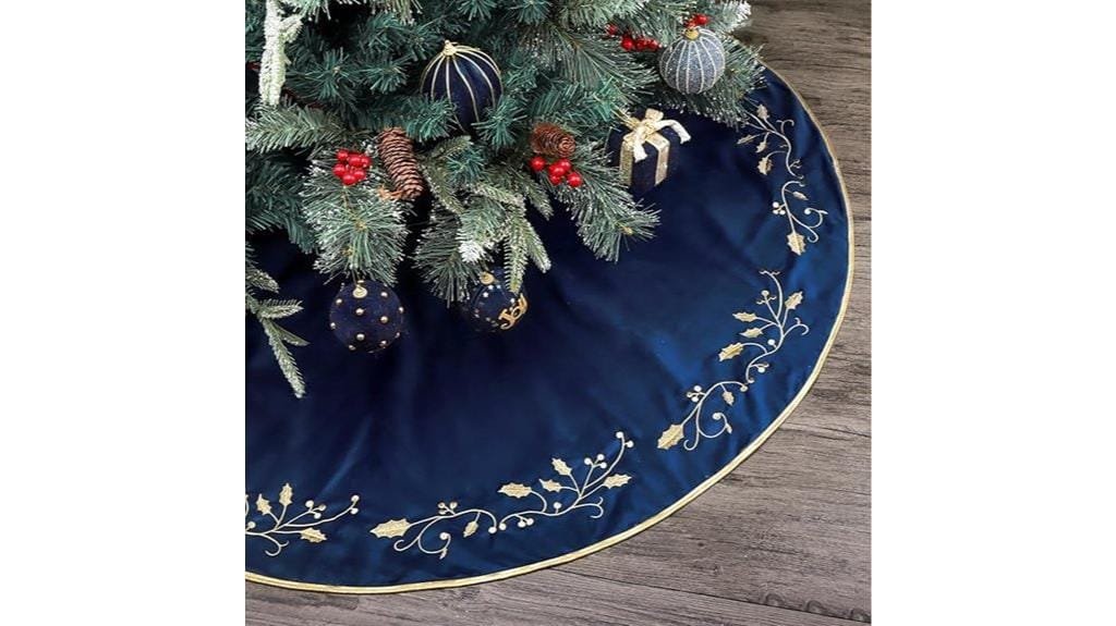 velvet fur christmas tree skirt