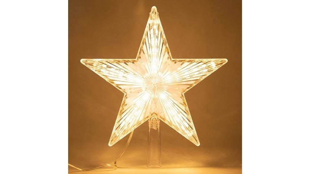 warm white star topper