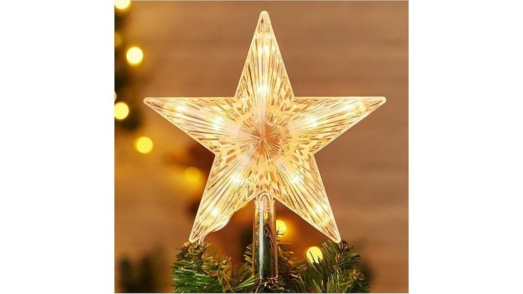warm white star topper
