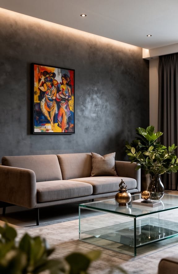 charcoal gray sophistication and warmth