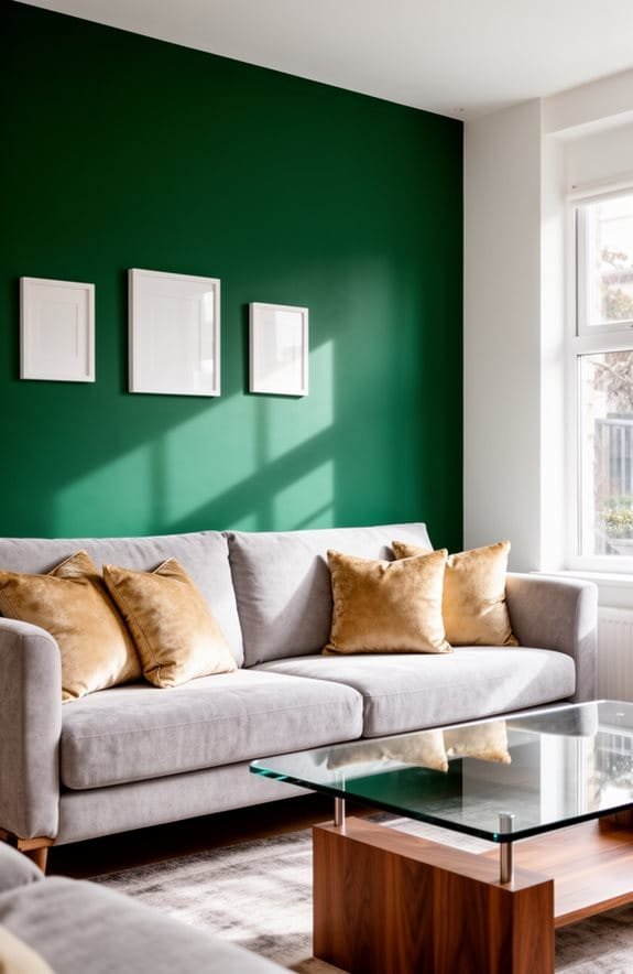 elegant emerald green sanctuary