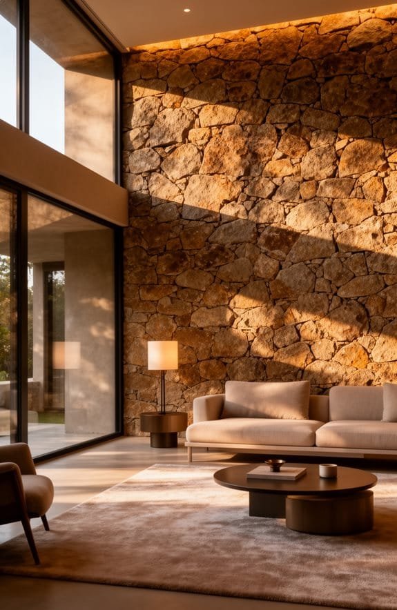 rustic charm with stone