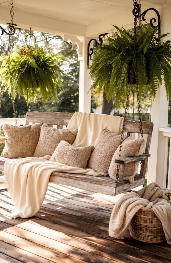 seasonal cozy textiles layering