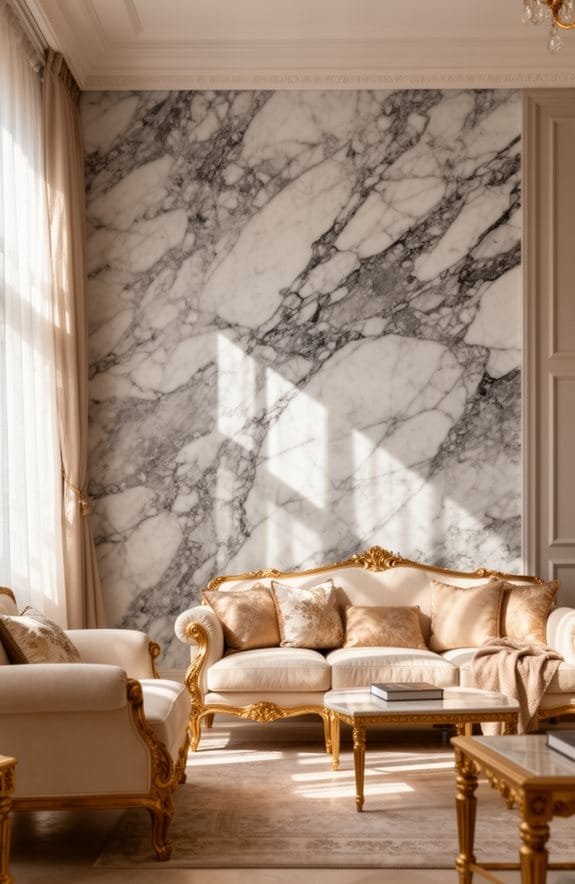sophisticated marble wallpaper elegance
