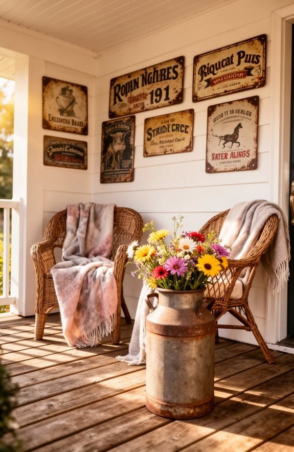 vintage charm wall decor