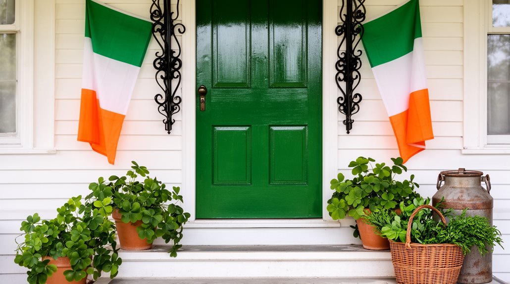 authentic irish flag display