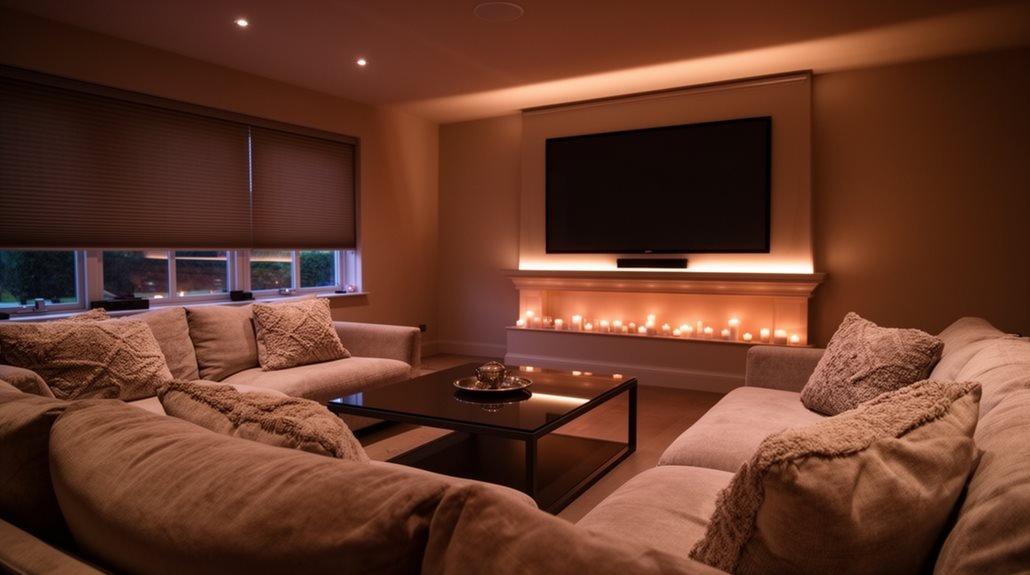 cinematic lighting for viewing