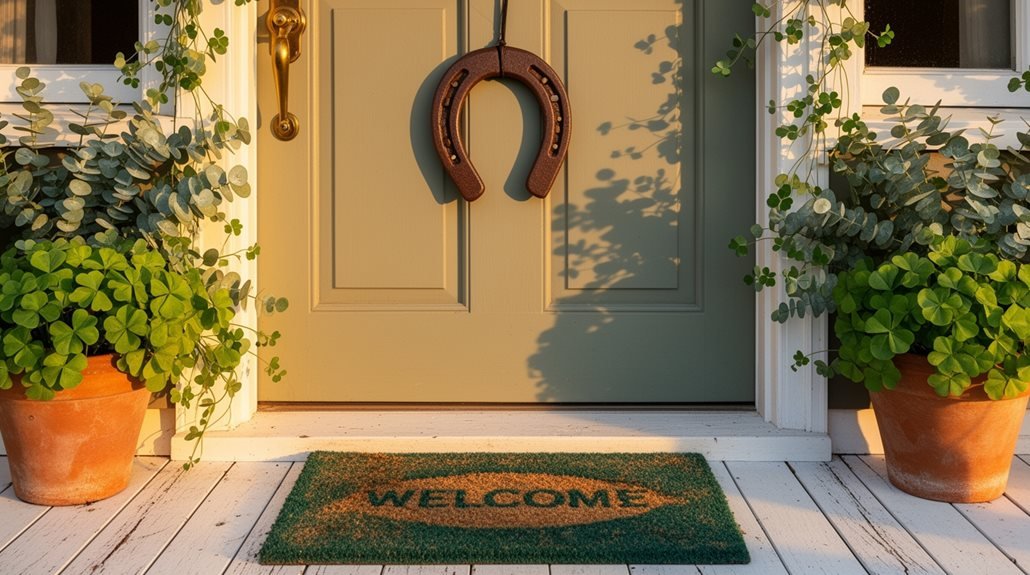 hang a stylish horseshoe