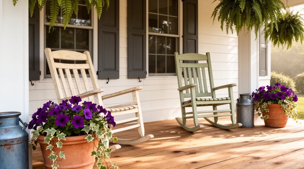 inviting porch color palettes