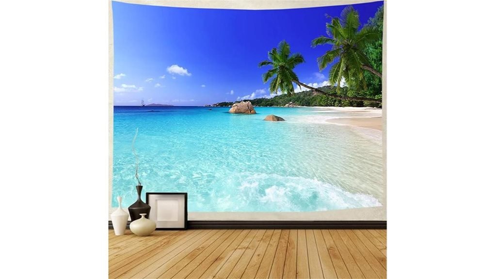 ocean beach tapestry decoration