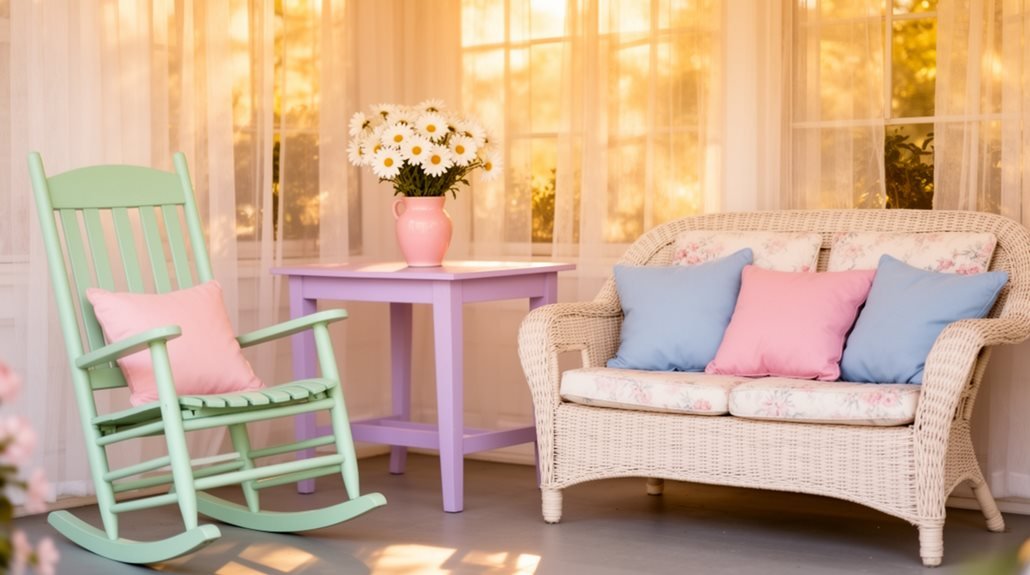 pastel porch color palette