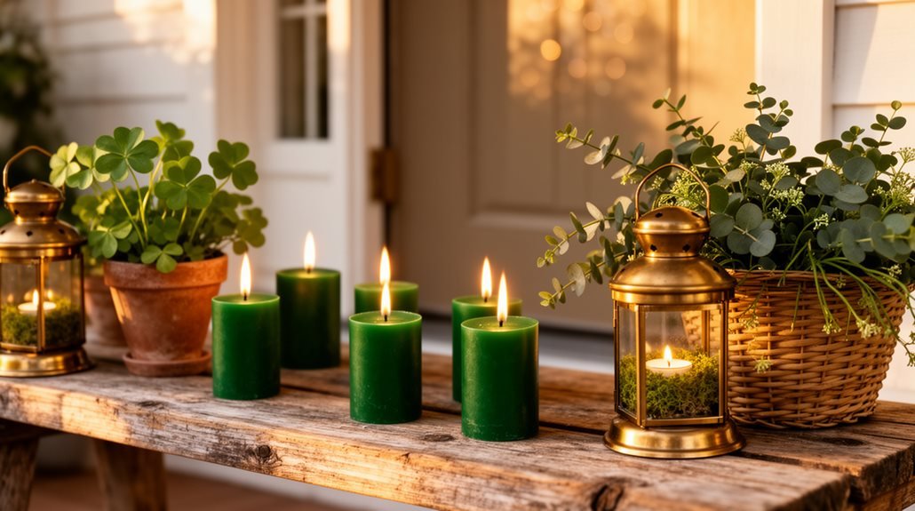 seasonal scented candle ambiance