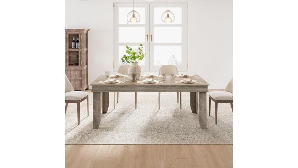 stylish farmhouse dining table