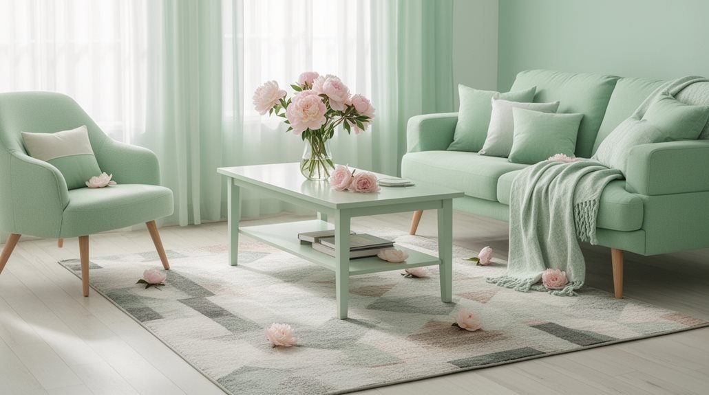 tranquil mint green decor