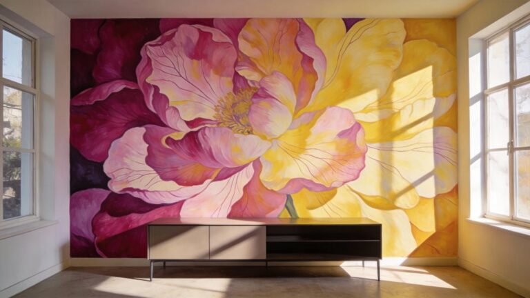 transformative floral wall art